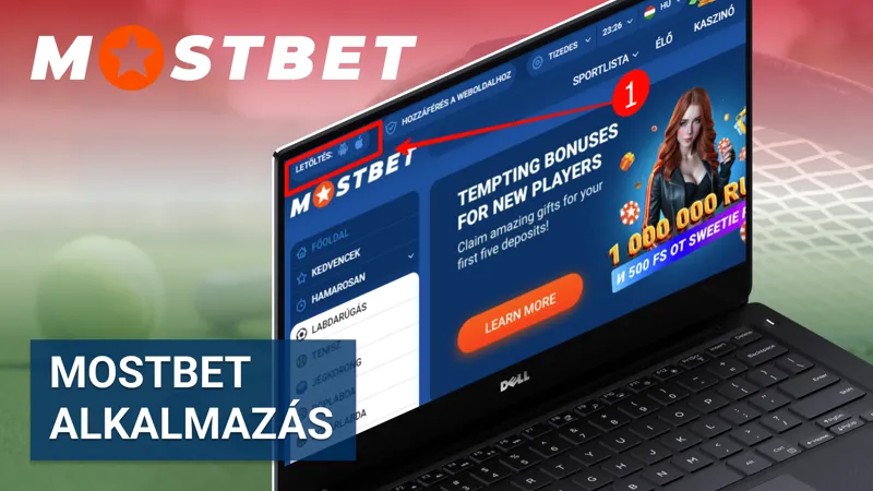 Mostbet mobil alkalmazás felülete