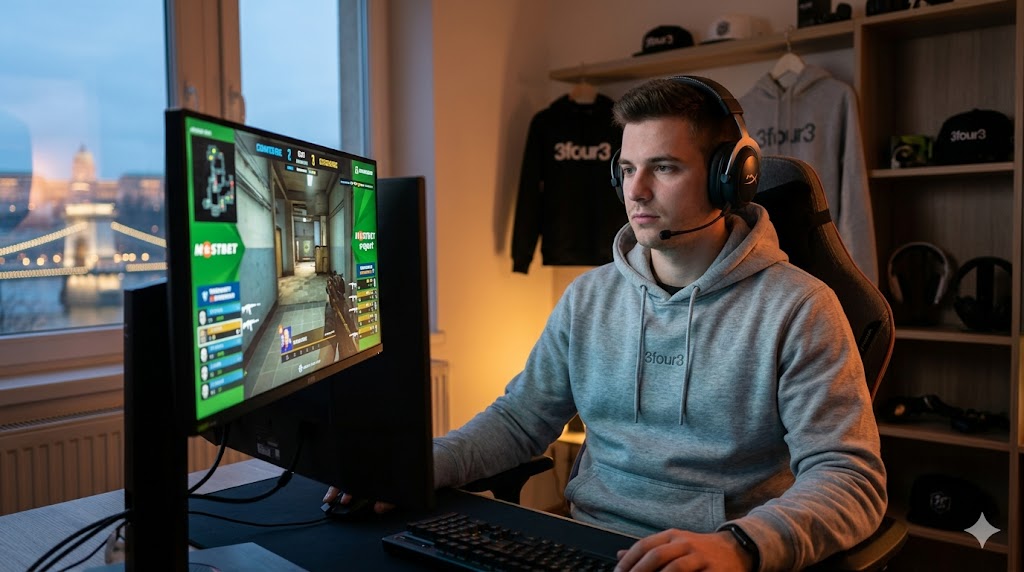 Streamelj e-sportokat a Mostbet-en egy kényelmes 3four3 kapucnis pulóverben
